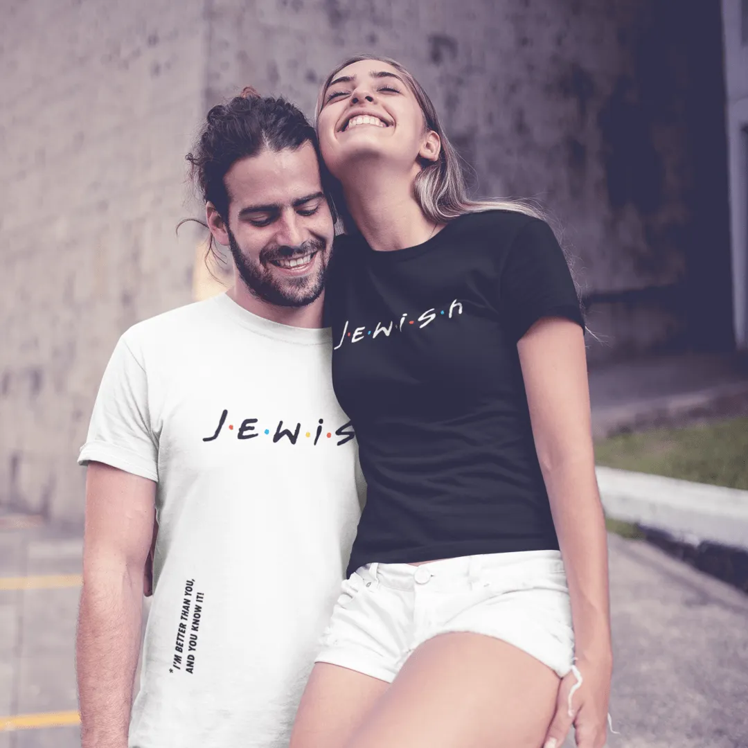 "Jewish" Black Custom T-Shirt for Women