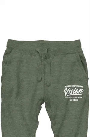 "Stop at Nothing" Premium Joggers "Military Green"
