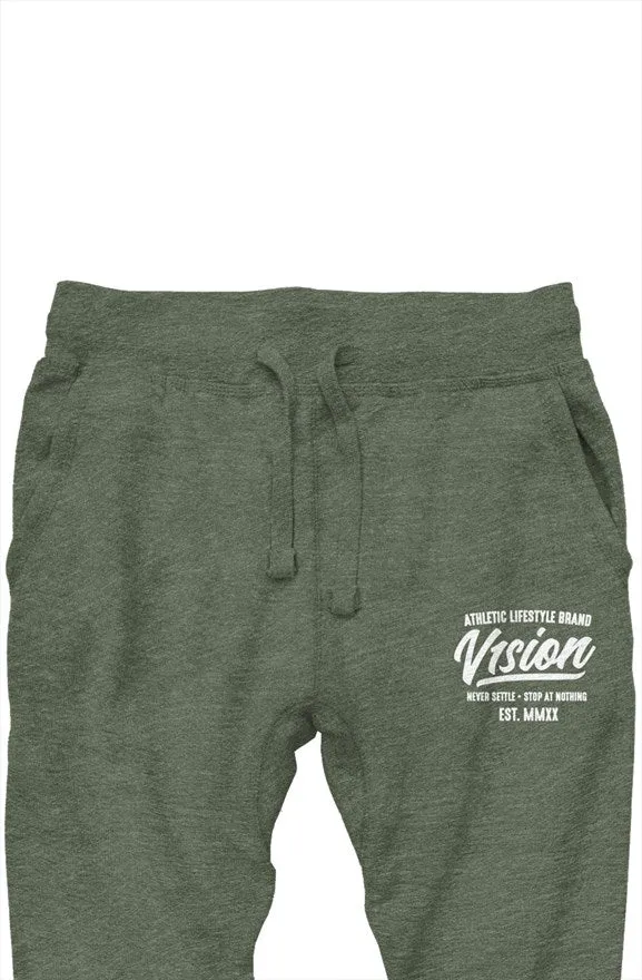 "Stop at Nothing" Premium Joggers "Military Green"