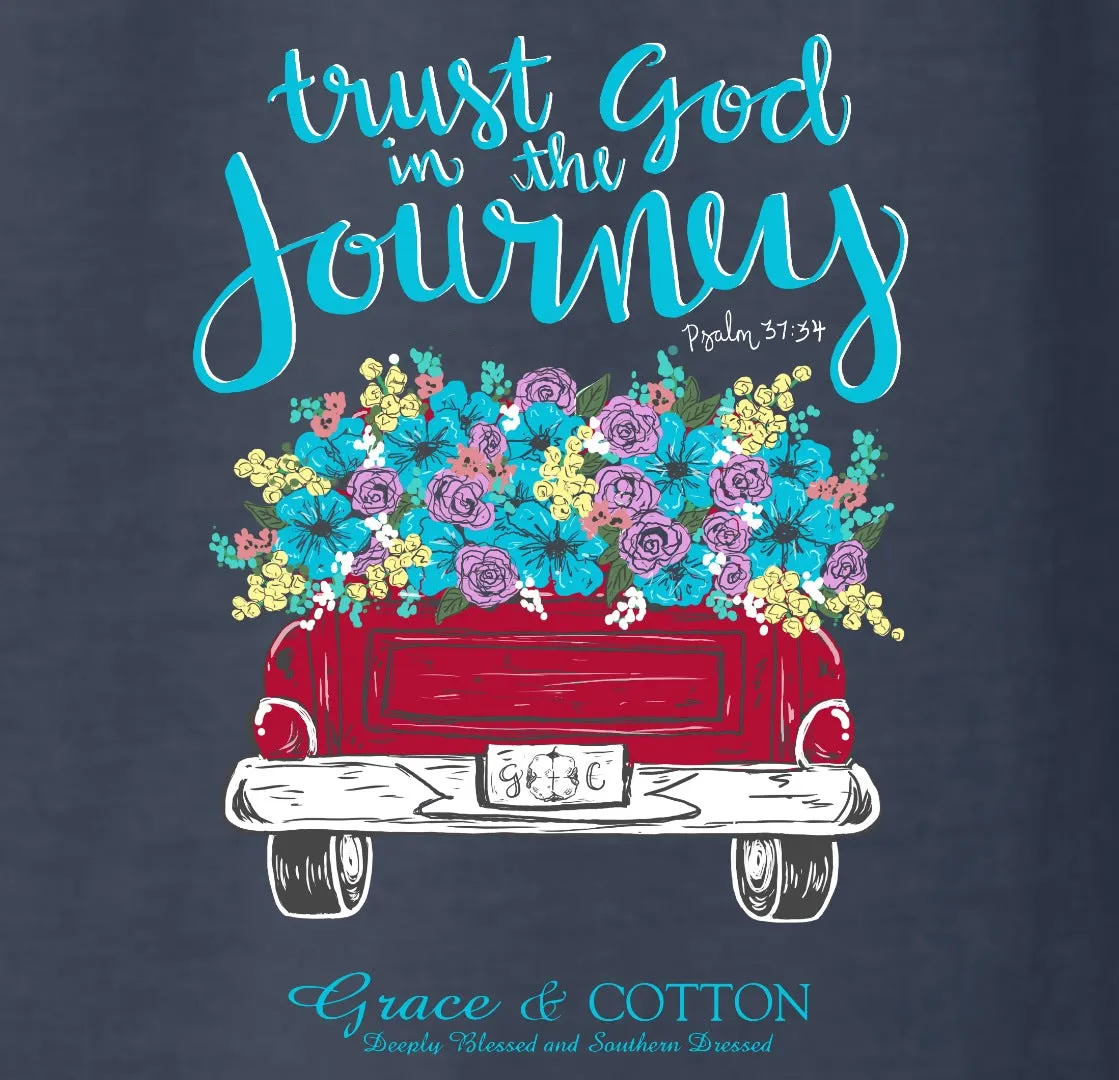 "Trust God in the Journey"- Comfort Colors Denim
