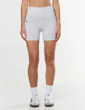 Racquet Club Midi Bike Shorts - Grey Marle