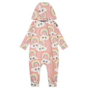 Rainbow Pink Overall - LAST ONE 3-4 years