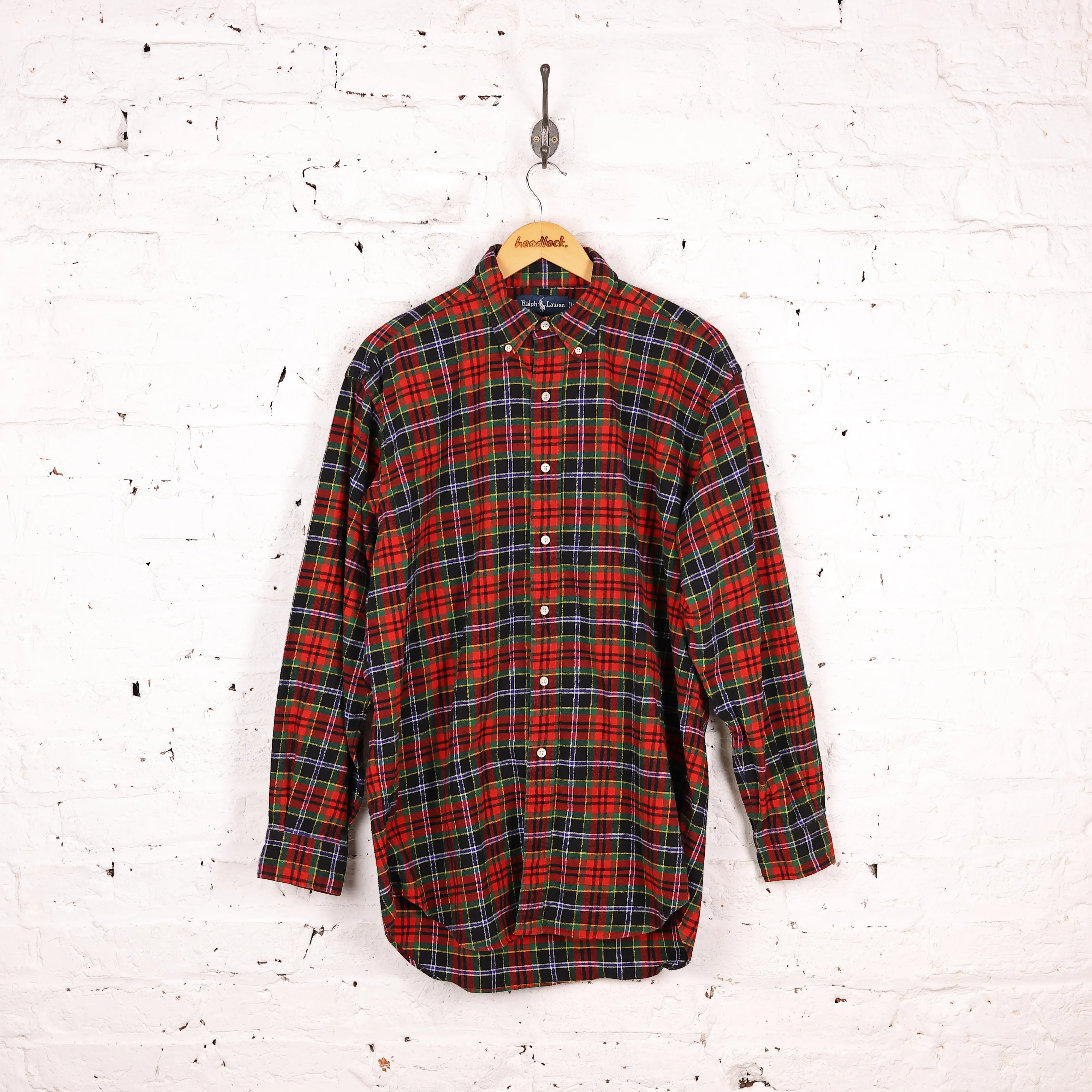Ralph Lauren Blake Check Shirt - Red - M