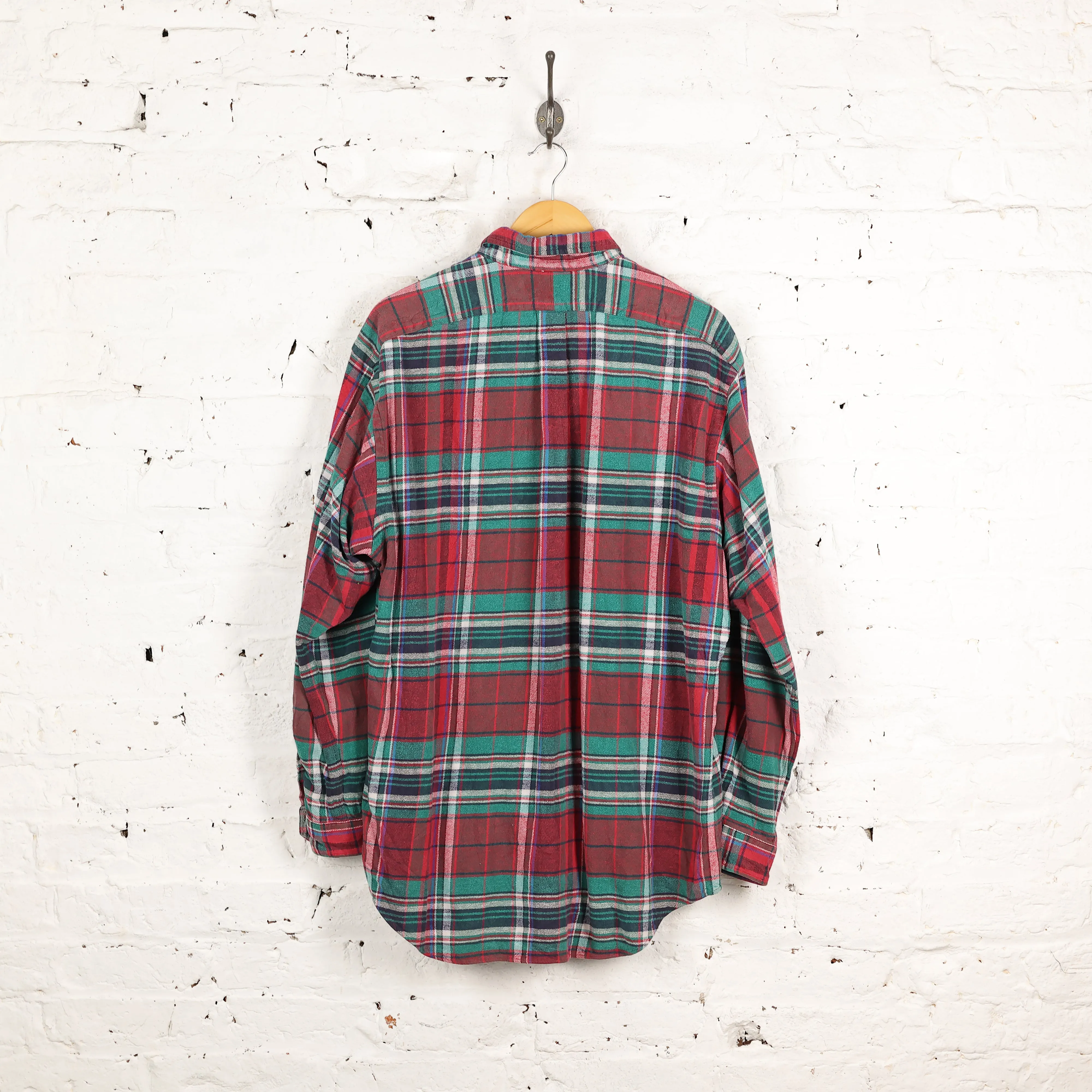 Ralph Lauren Check Shirt - Red - L