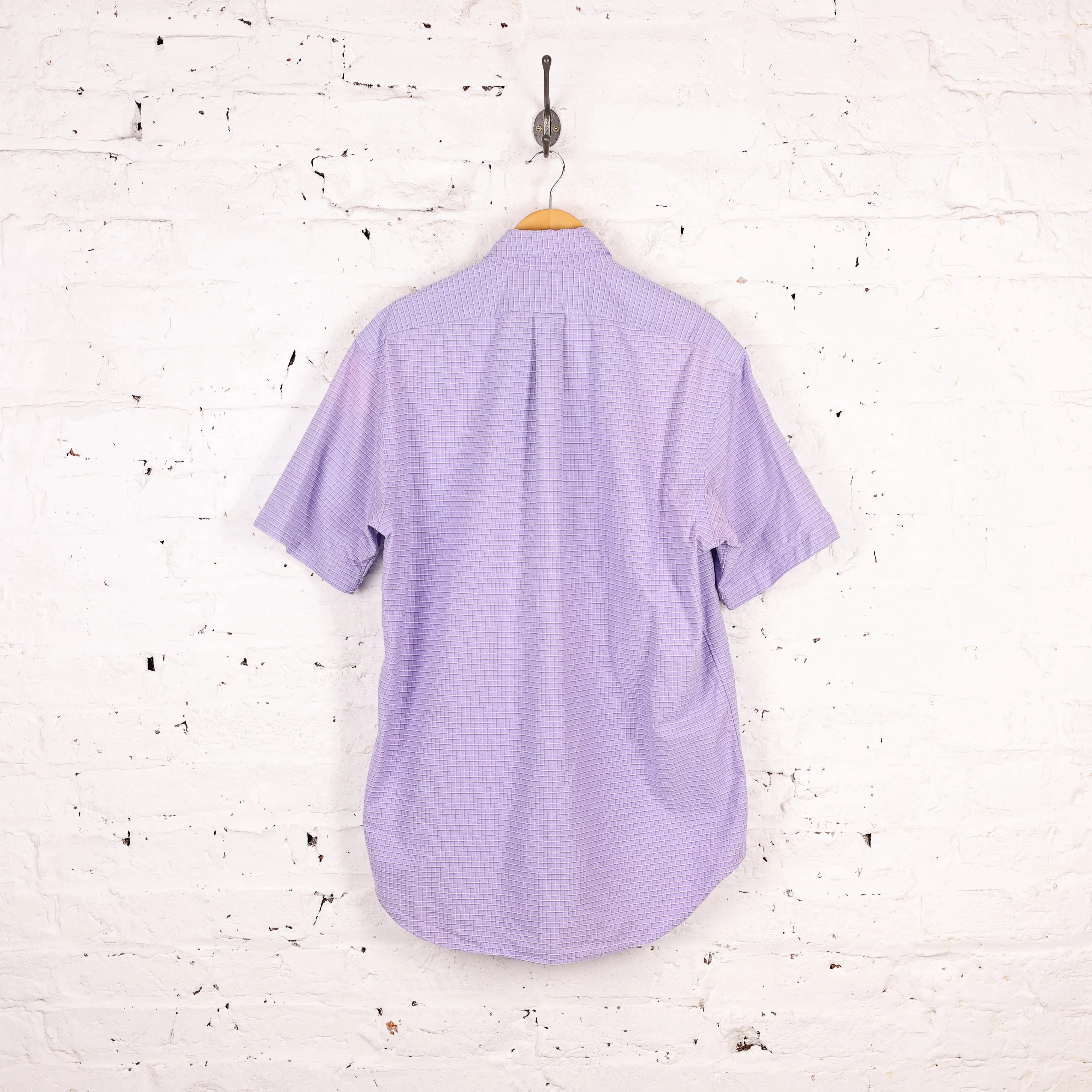 Ralph Lauren Short Sleeve Blake Check Shirt - Pink - M