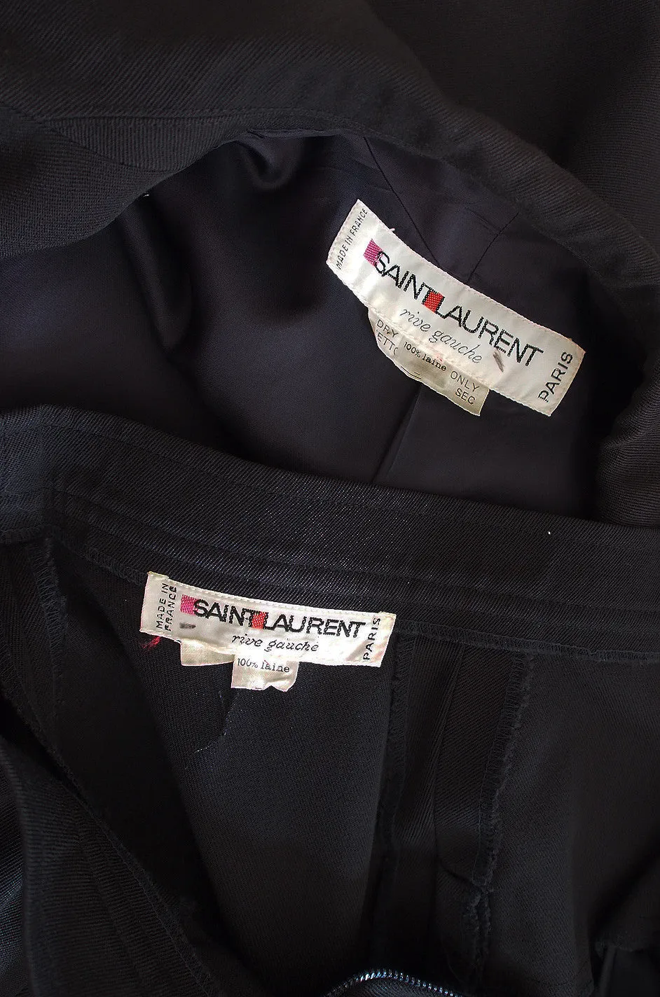 Rare Late 1960s Custom Yves Saint Laurent Suit