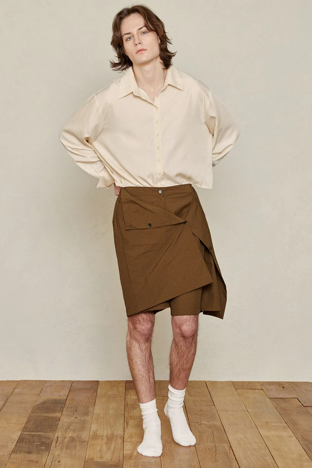 Recycled Nylon Bermuda Shorts