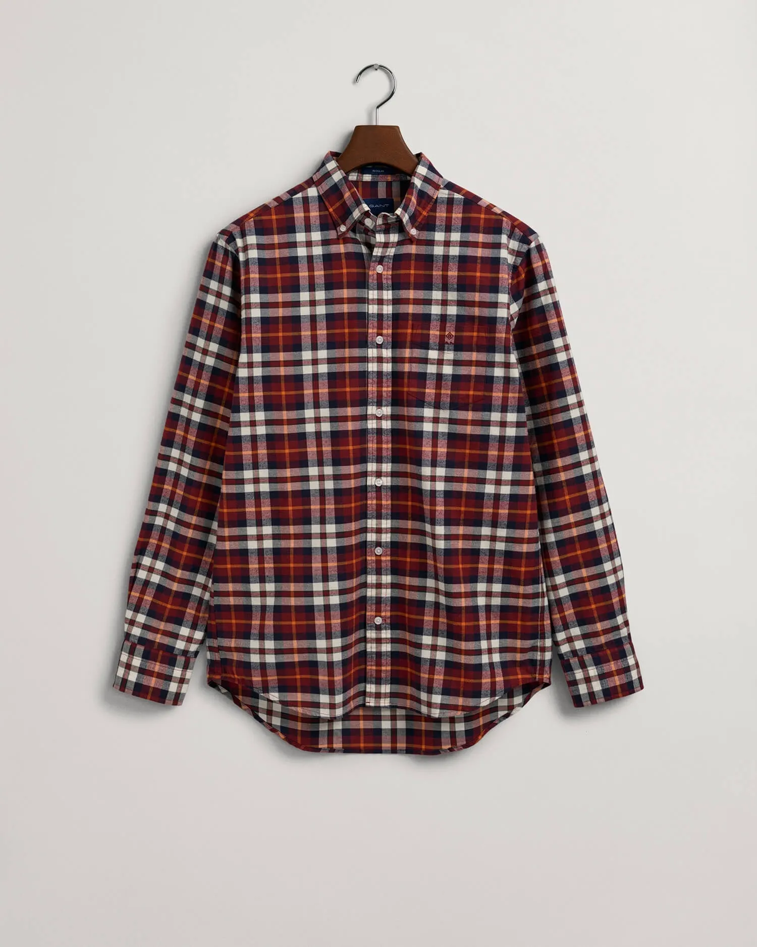 Reg Brushed Oxford Tartan