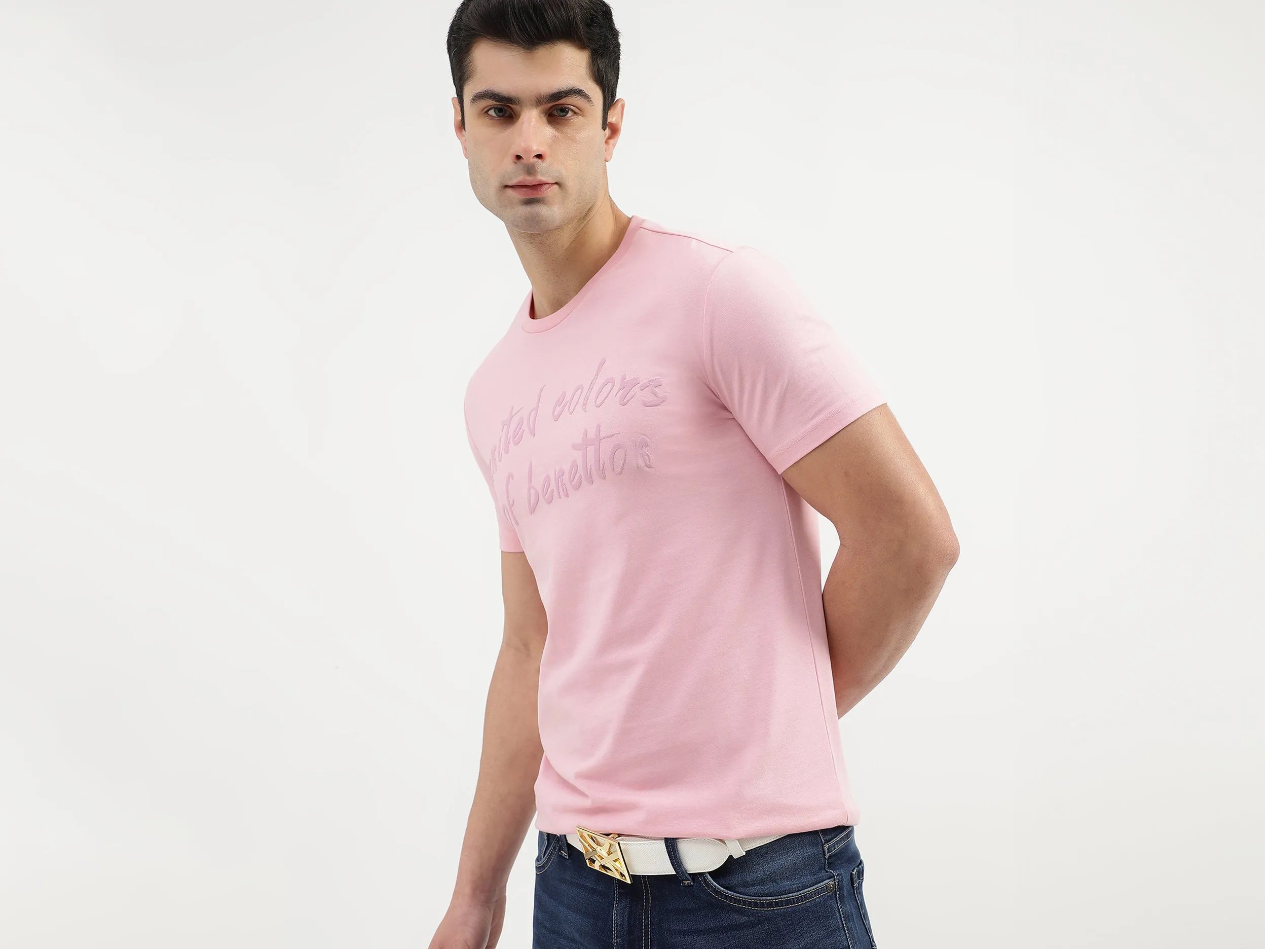 Regular Fit Round Neck Printed T-Shirts