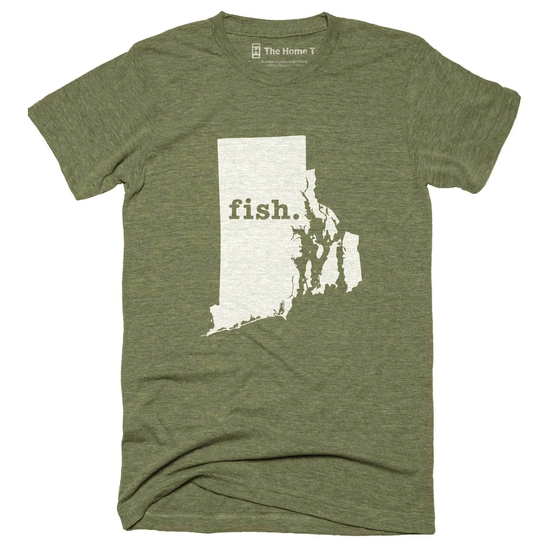 Rhode Island Fish Home T-Shirt