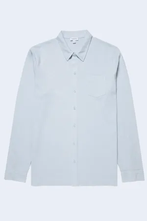 Riviera Long Sleeve Button Down Shirt in Light Blue