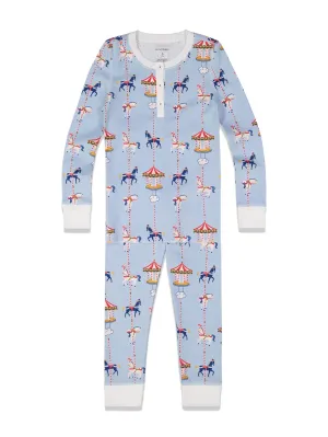 ROBERTA ROLLER RABBIT Little Boys Popcorn Carousel Pajama Set $65 NEW
