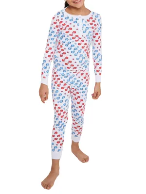 ROBERTA ROLLER RABBIT Unisex Little Kids Multicolor Moby Star PJ Set $65 NEW