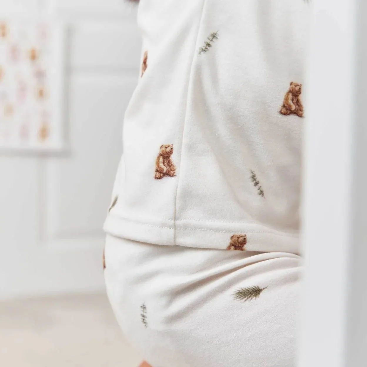ROSA & BLUE PYJAMAS BROWN BEAR