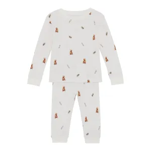 ROSA & BLUE PYJAMAS BROWN BEAR
