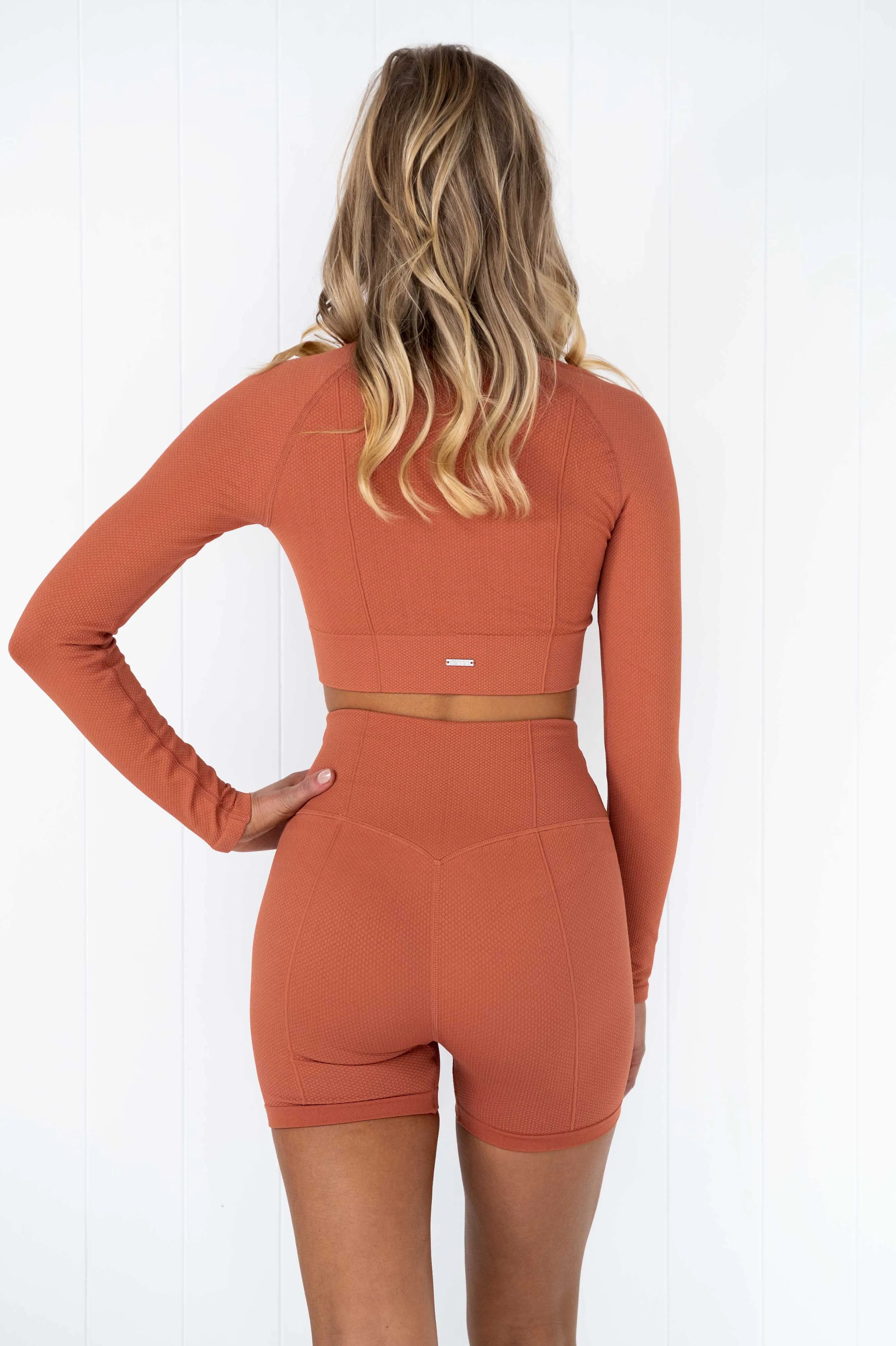 Rouge Luxe Seamless Midi Bike Shorts