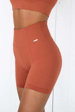 Rouge Luxe Seamless Midi Bike Shorts