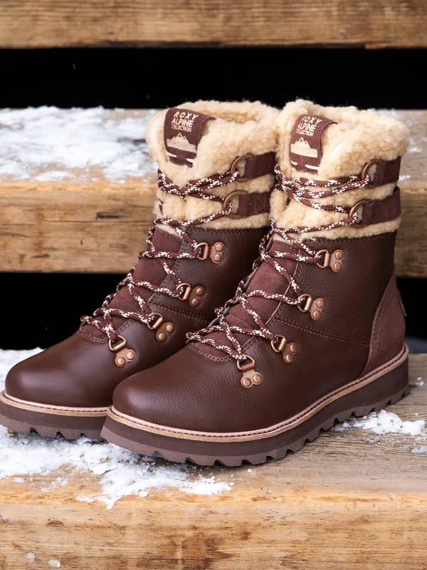 Roxy Brandi II Womens Apres Boots 2022 Chocolate
