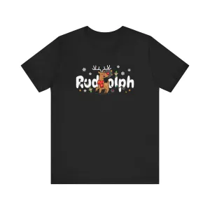 Rudolph Unisex Deluxe Tee.