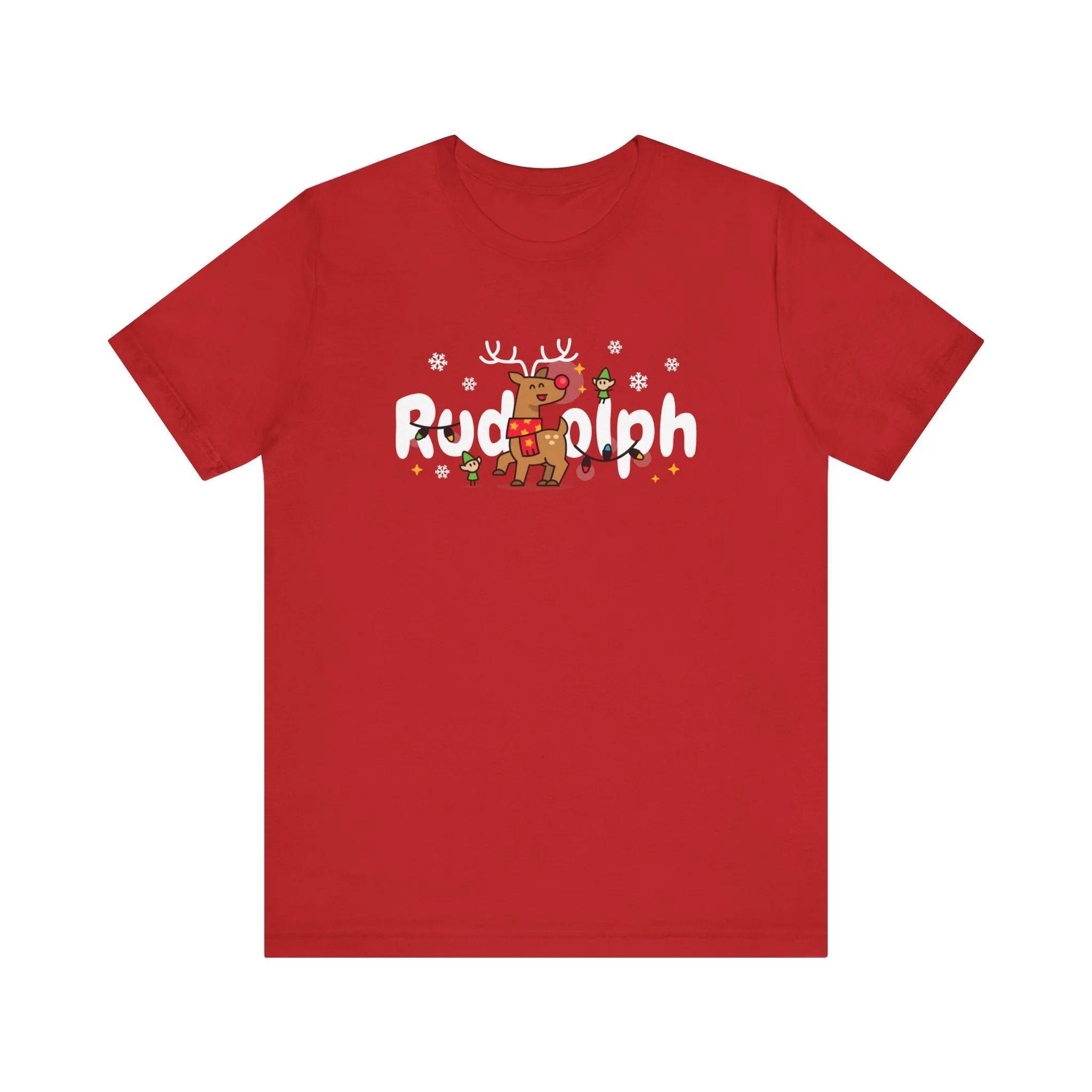 Rudolph Unisex Deluxe Tee.