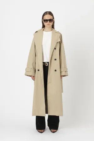 Sandee Trenchcoat - Cornstalk