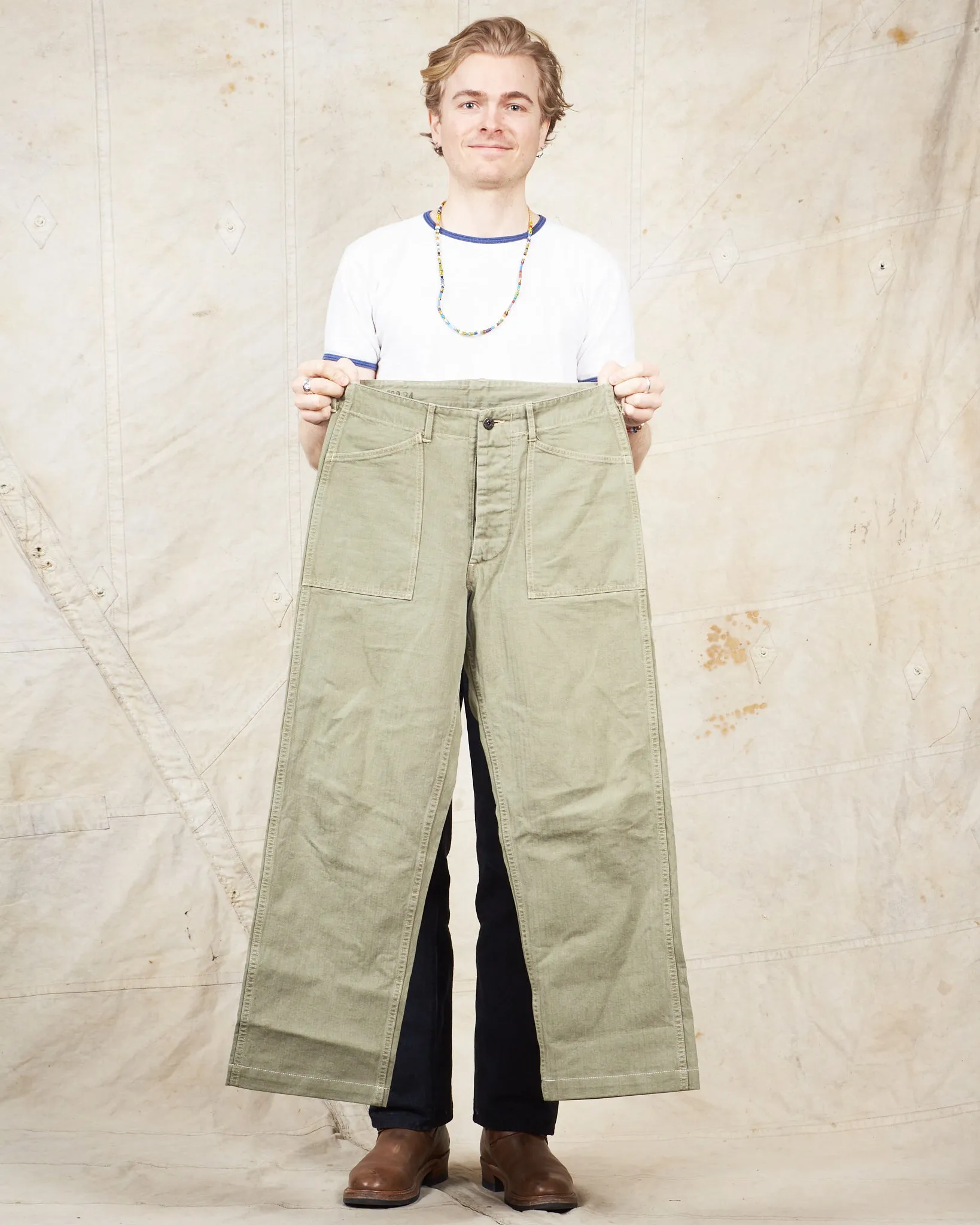 Second hand Buzz Rickson's HBT Twill USMC Pants Early Spec W32