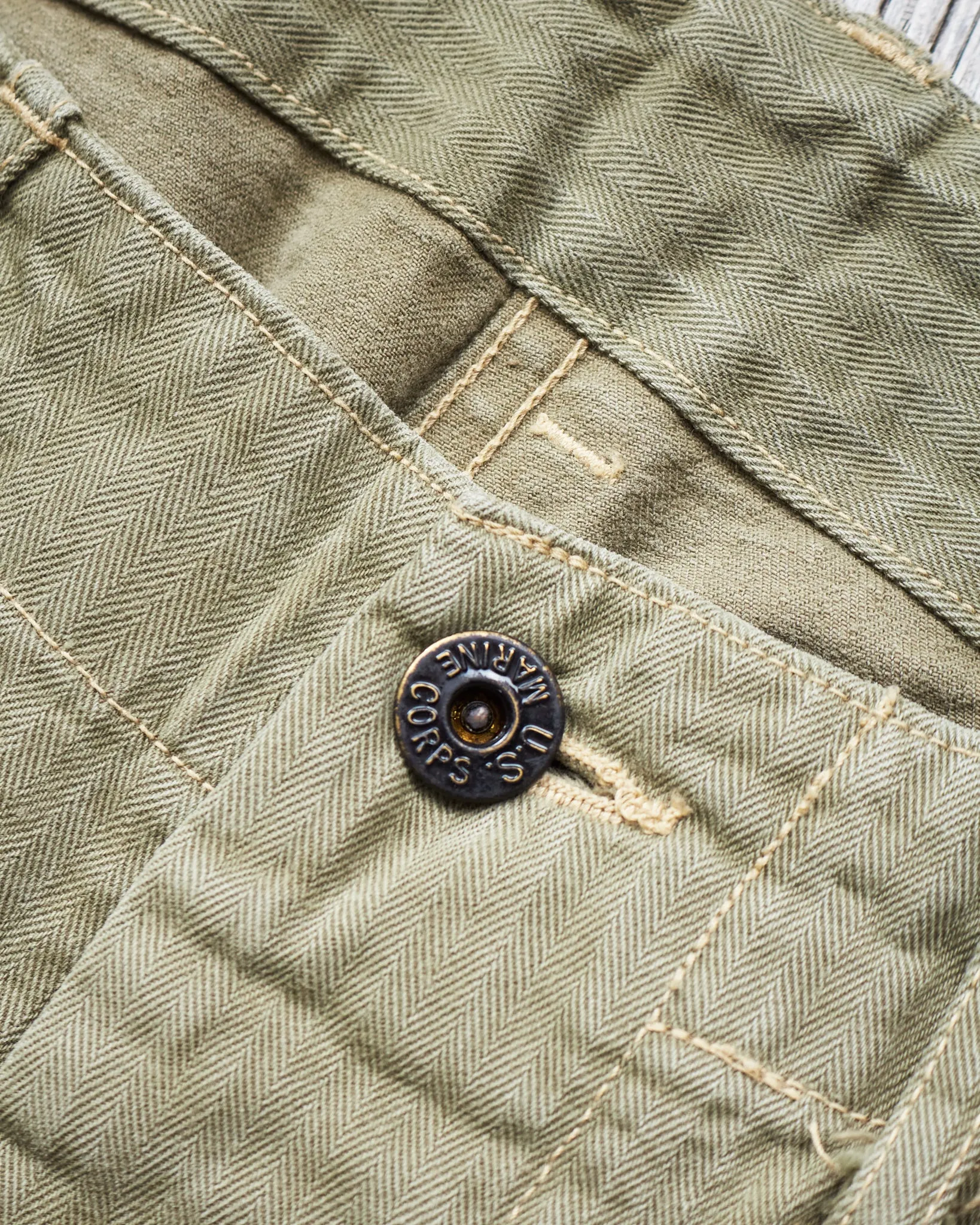 Second hand Buzz Rickson's HBT Twill USMC Pants Early Spec W32