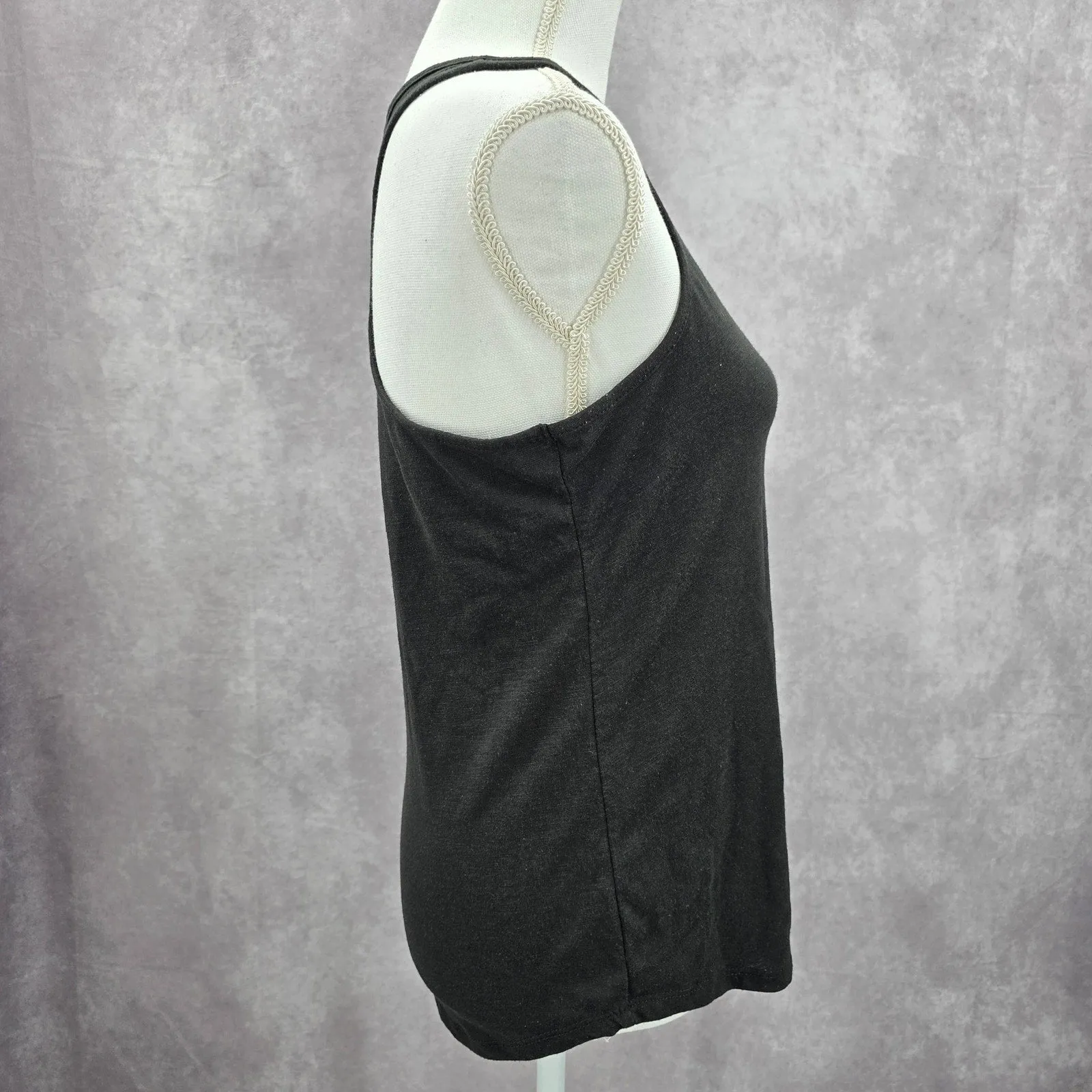 Secret Treasures Black Racerback Sleepwear Loungewear Tank Top Small