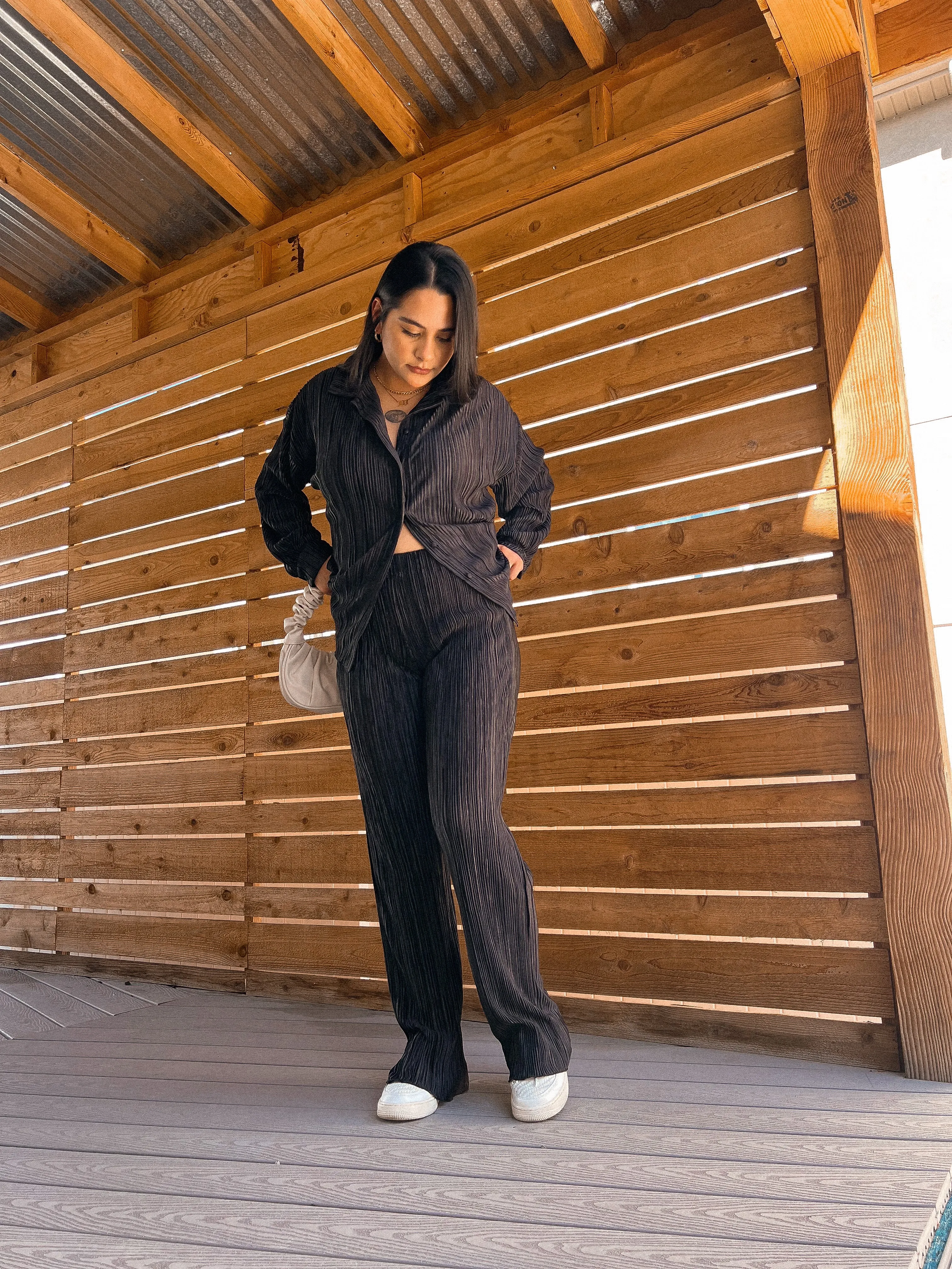 self made pleaded pants