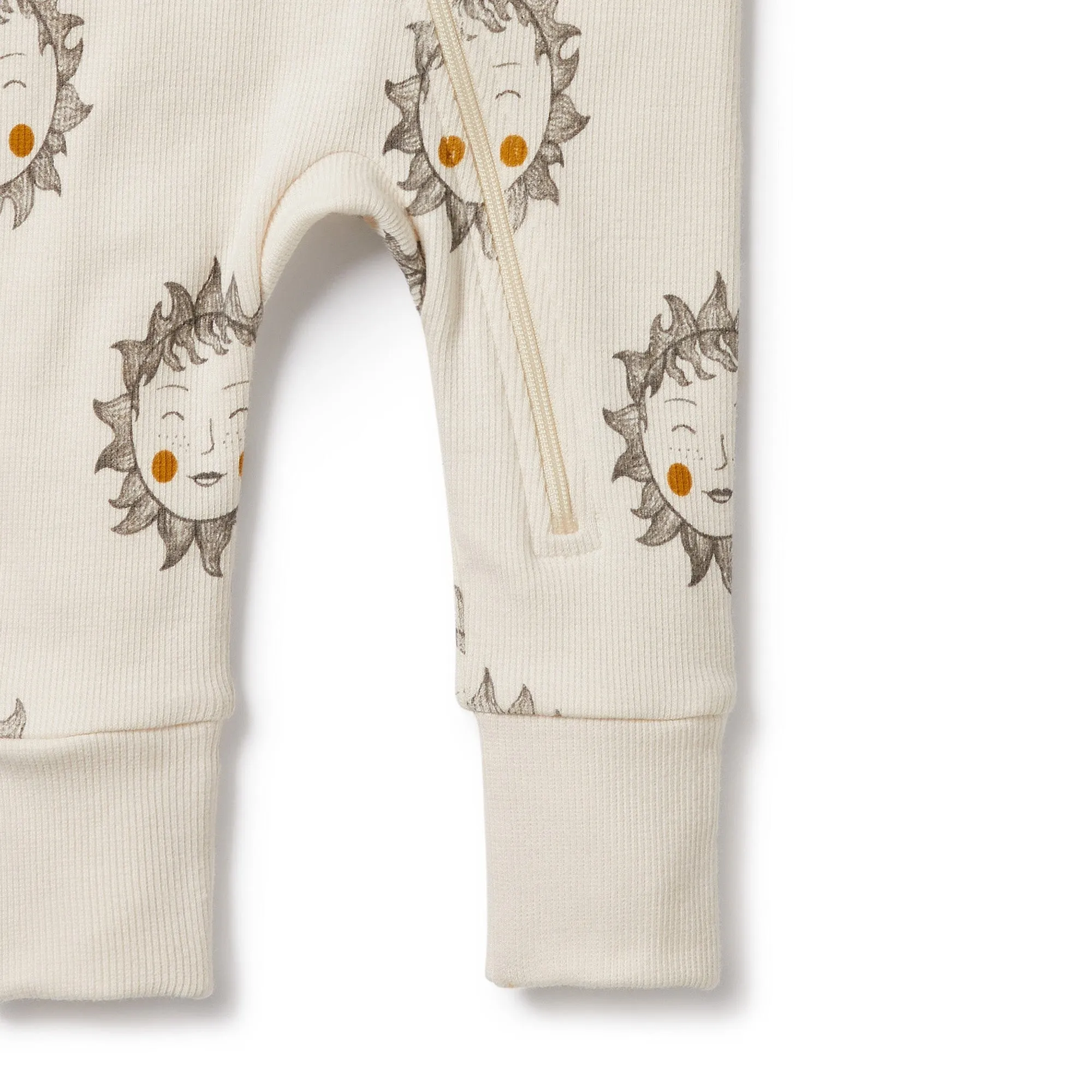 Shine On Me Organic Zipsuit with Feet