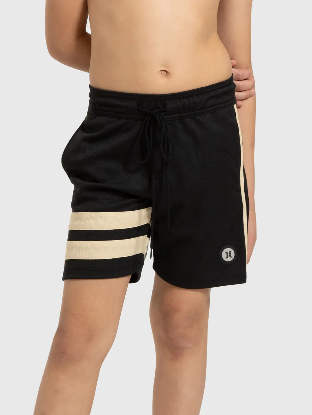 Shorts Hurley Square Juvenil Preto