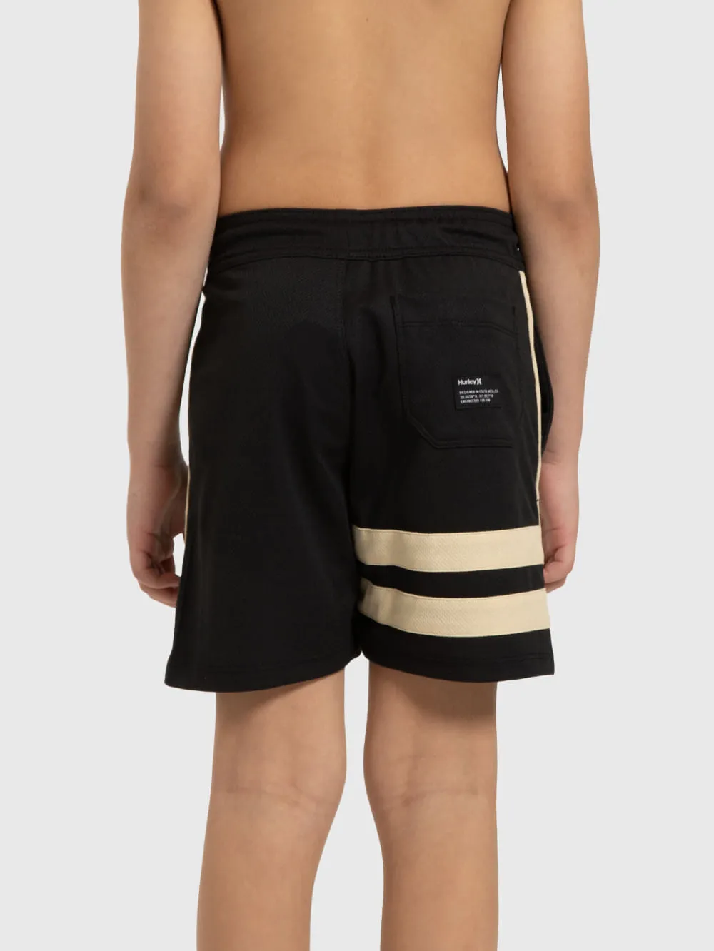 Shorts Hurley Square Juvenil Preto