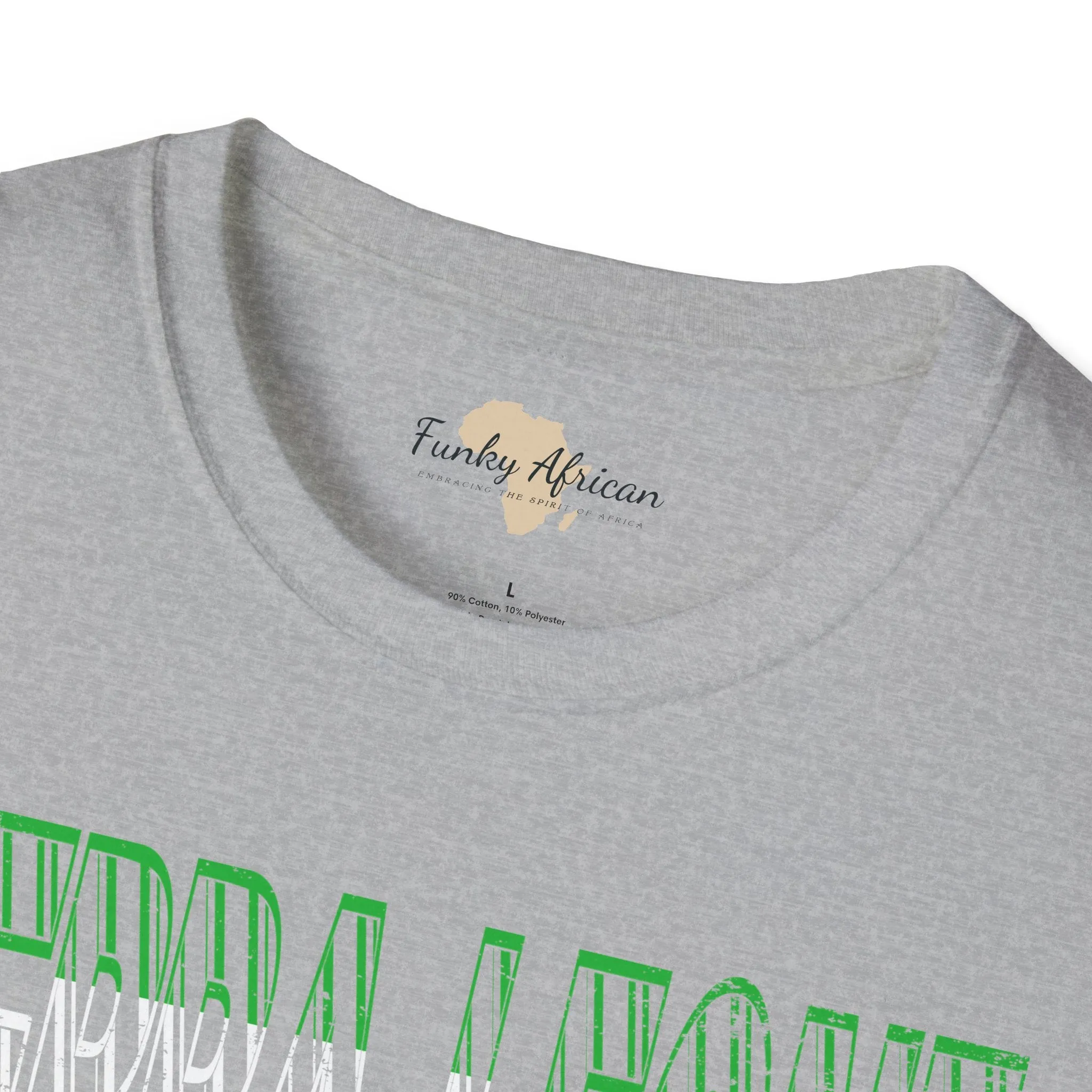 Sierra Leone text unisex softstyle tee