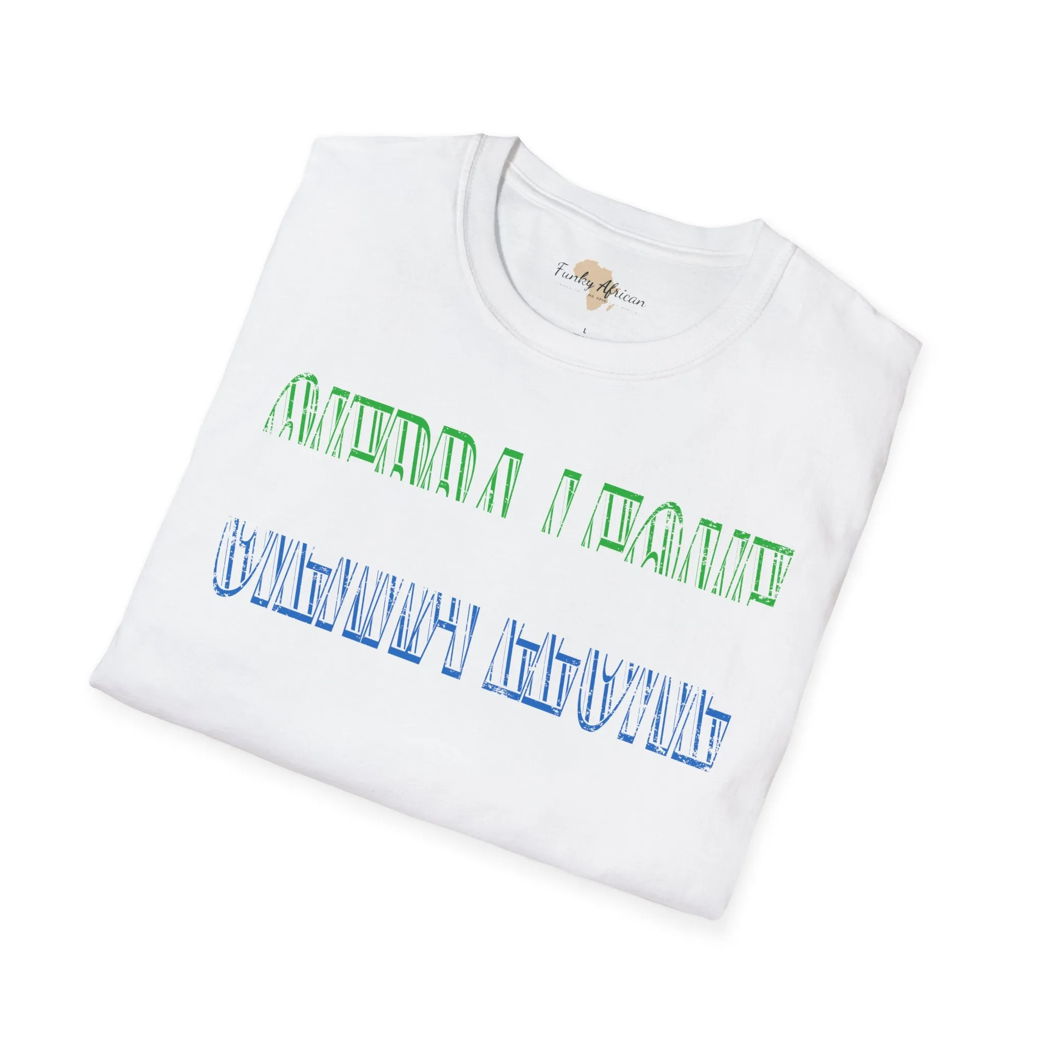 Sierra Leone text unisex softstyle tee