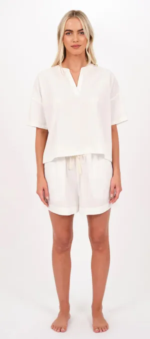 Siesta pj’s - white