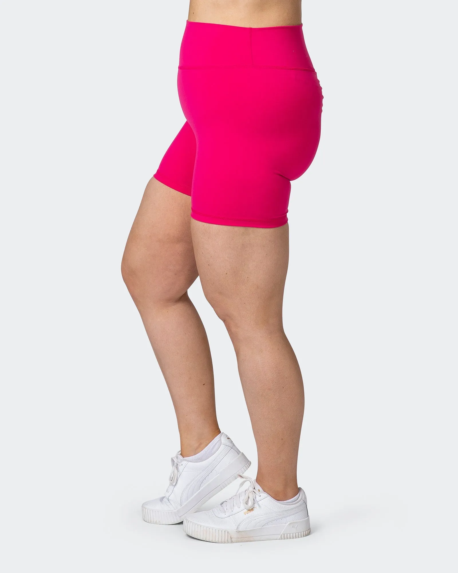 Signature Scrunch Bike Shorts - Pink Punch