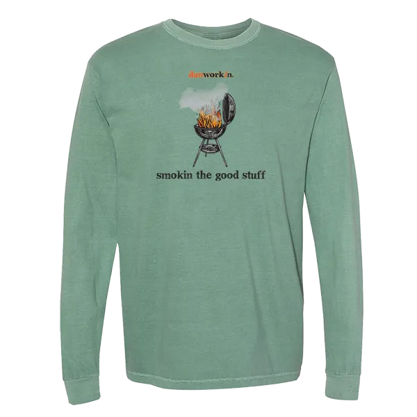 Smokin The Good Stuff Mens Long Sleeve Tee