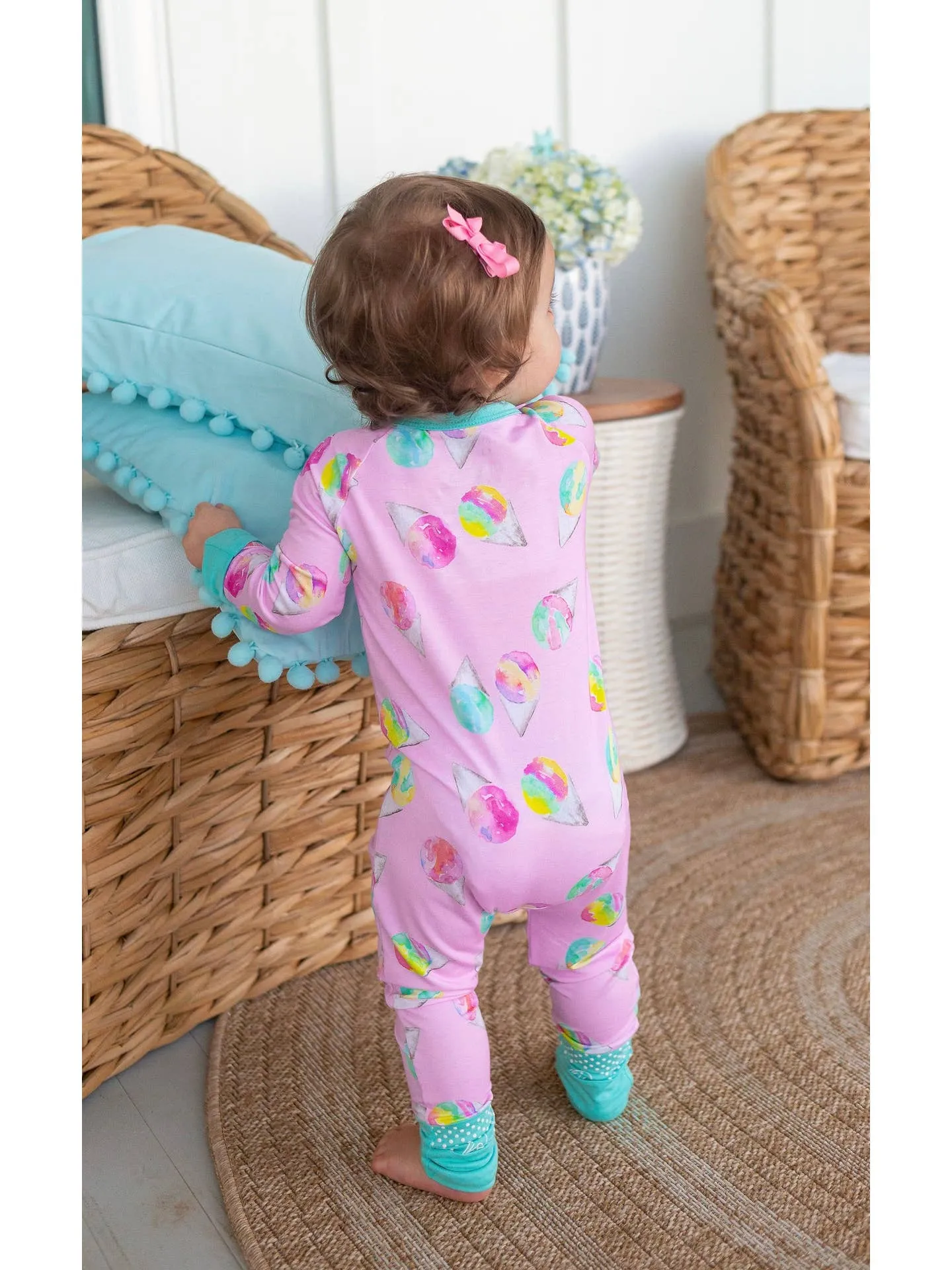 Snowcones Ruffle Onesie