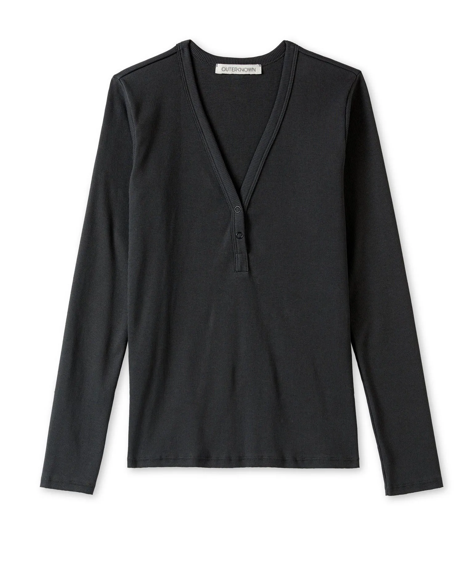 Sojourn Ribbed Henley - FINAL SALE