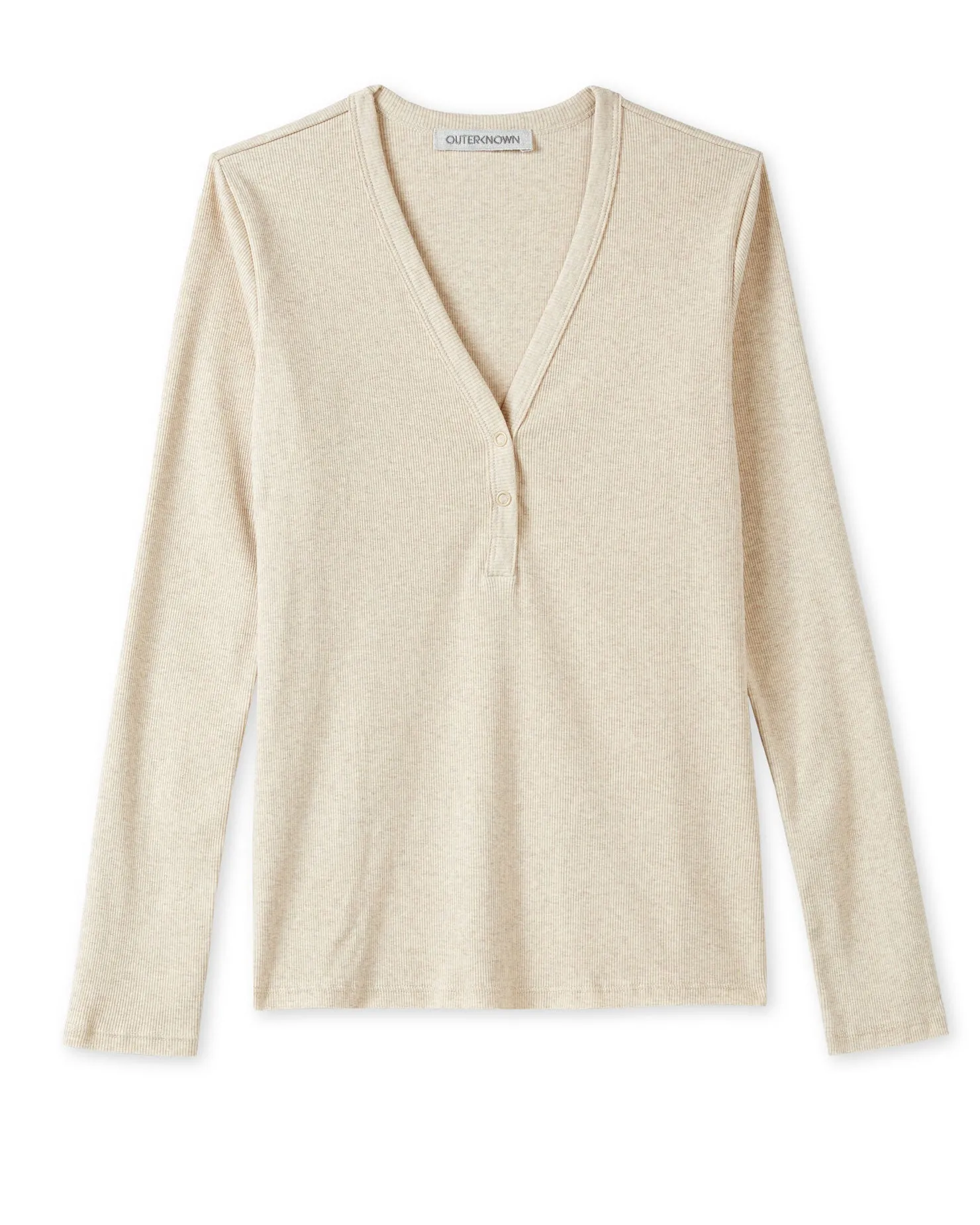 Sojourn Ribbed Henley - FINAL SALE