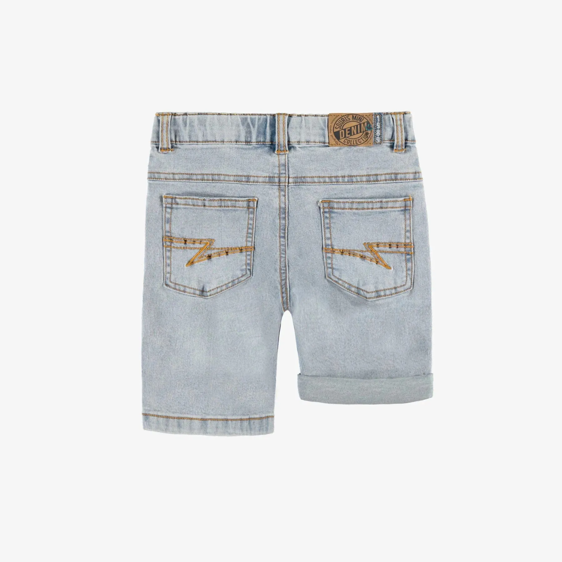 Souris Mini Boys Denin Bermuda Shorts - Light Blue