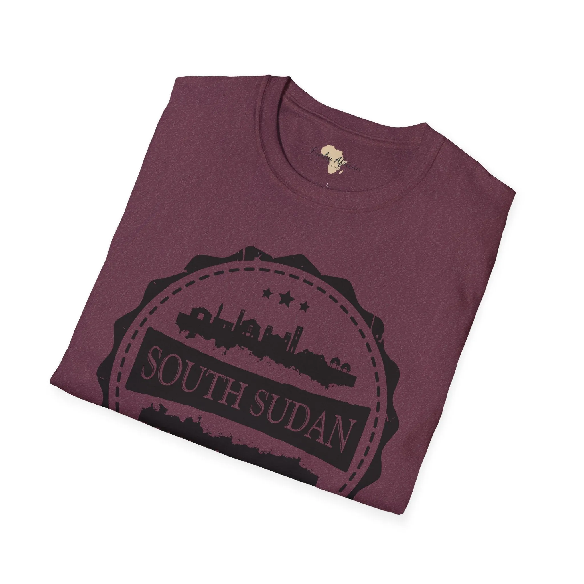 South Sudan Stamp unisex tee