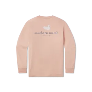 Southern Marsh LS Authentic Tee Terracotta