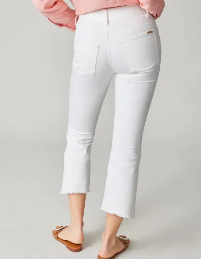 Spartina 449 Juliette High Rise Jean Pearl White