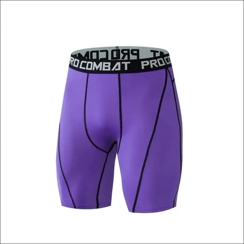 Sports fitness pants men's basketball shorts workout tights gym running training bottoming shorts