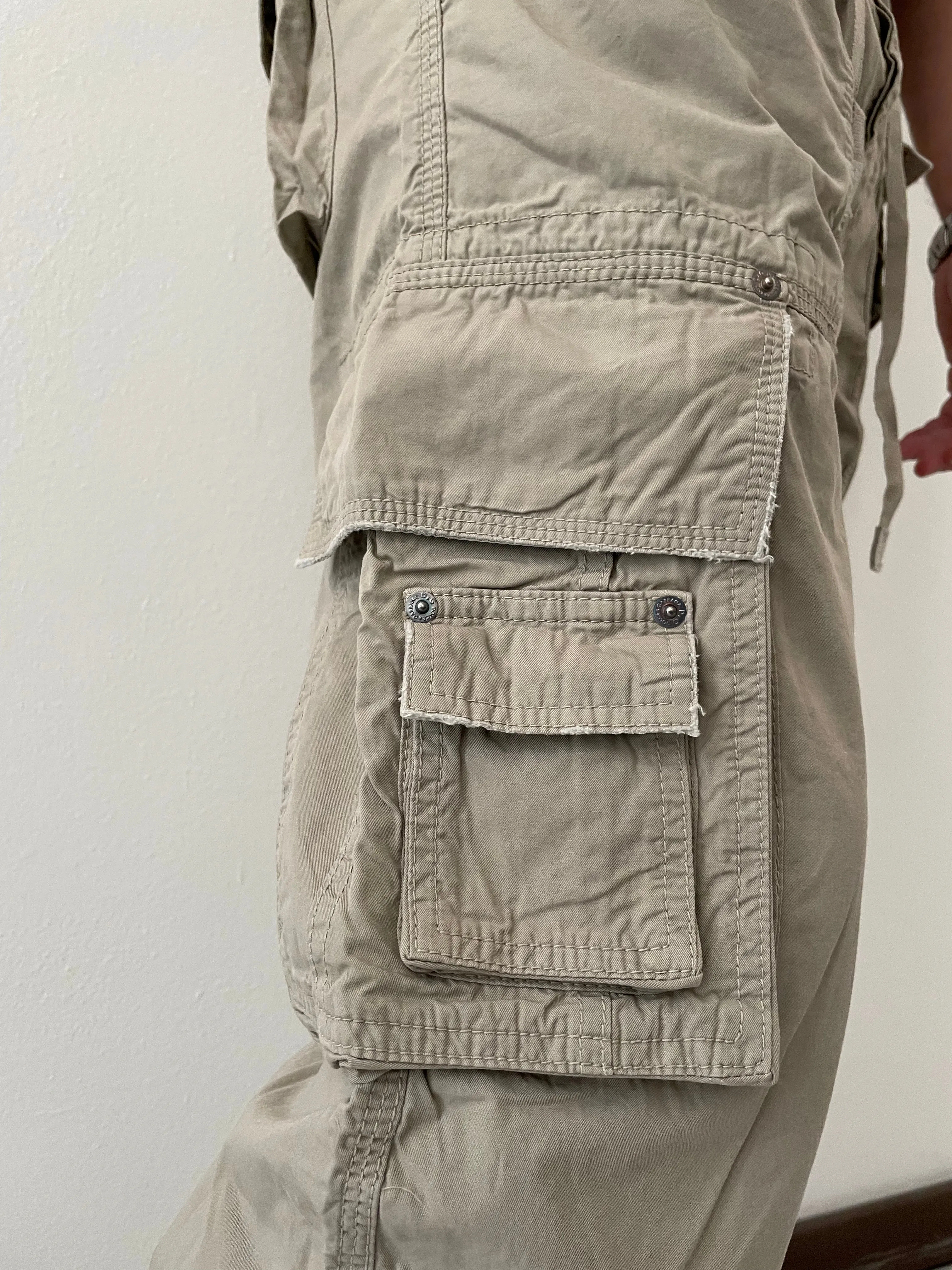 SS2003 Dolce & Gabbana cargo parachute pants