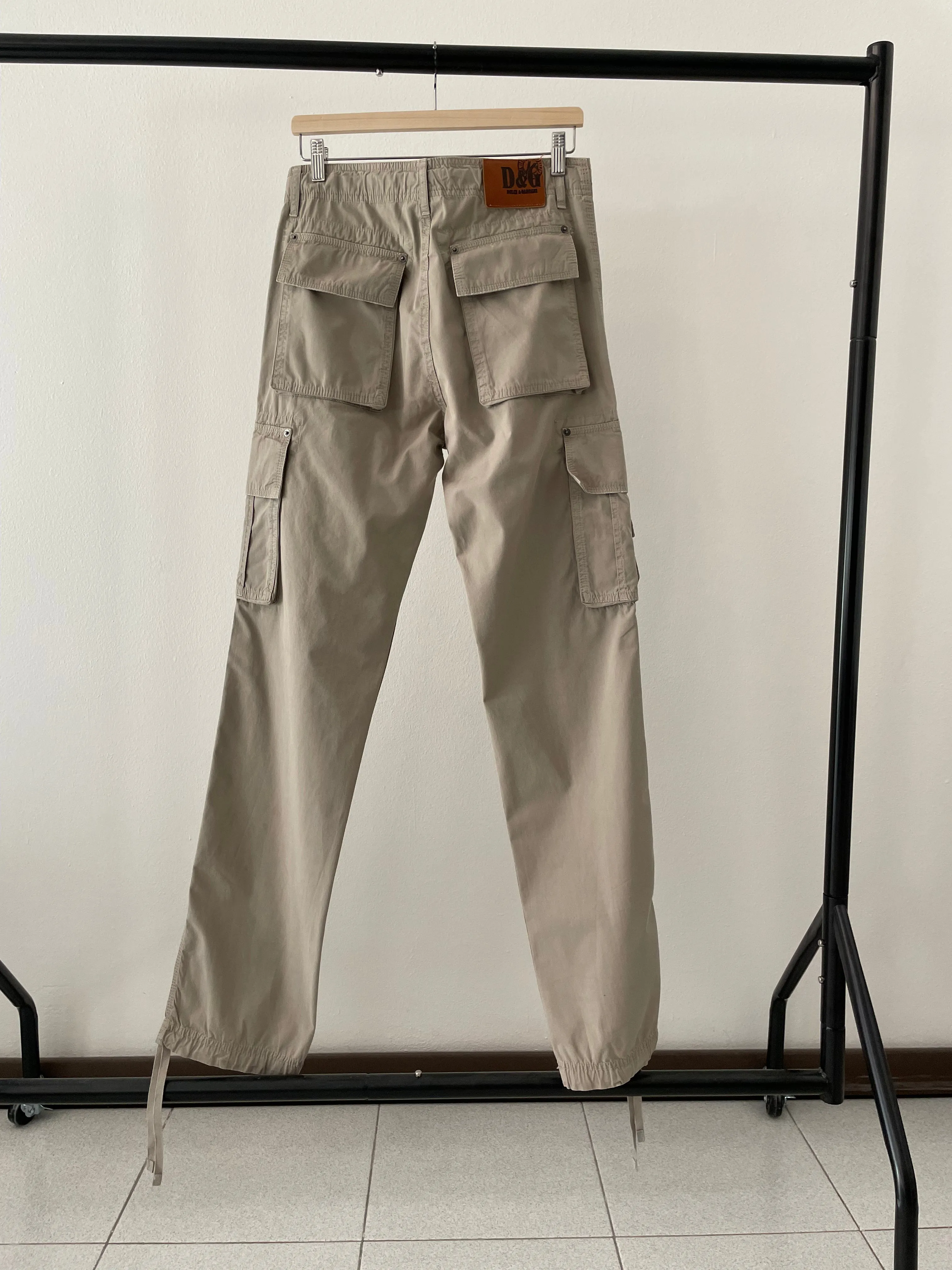 SS2003 Dolce & Gabbana cargo parachute pants