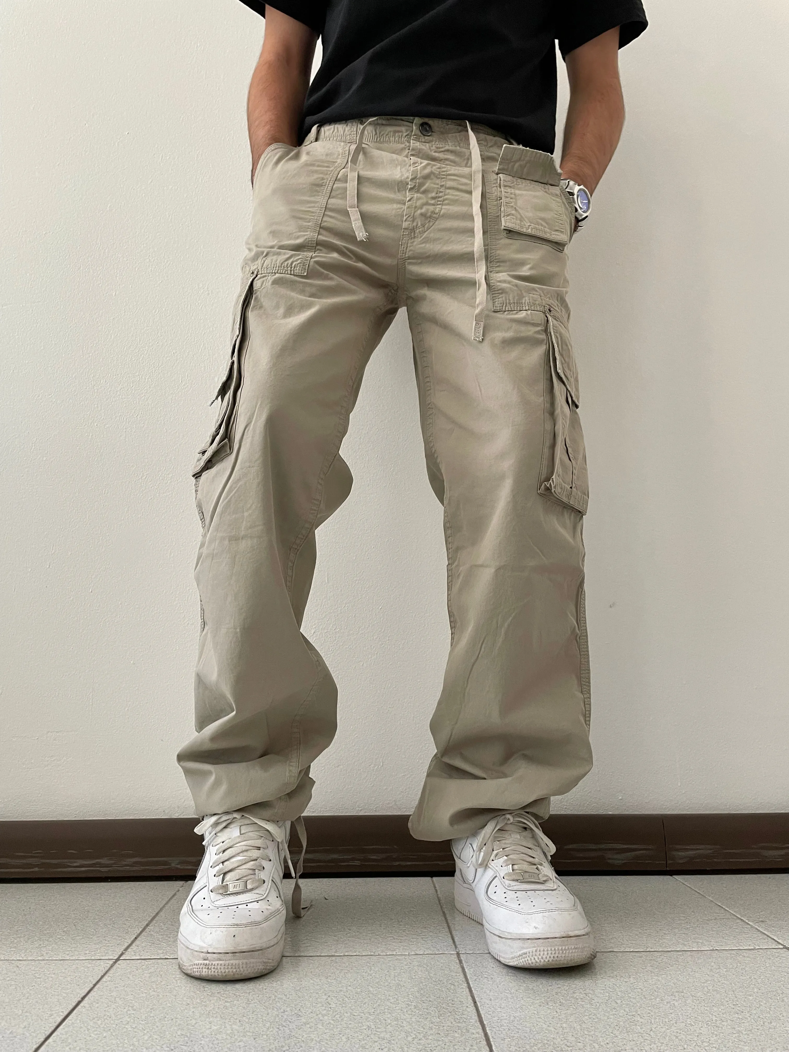 SS2003 Dolce & Gabbana cargo parachute pants
