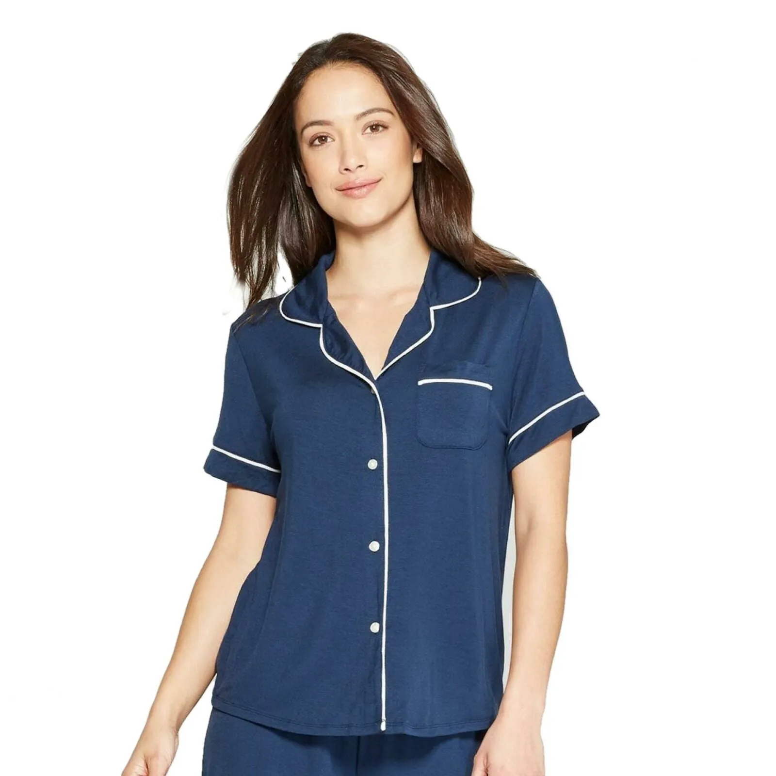 Stars Above Women's Beautifully Soft Notch Collar Pajama Top