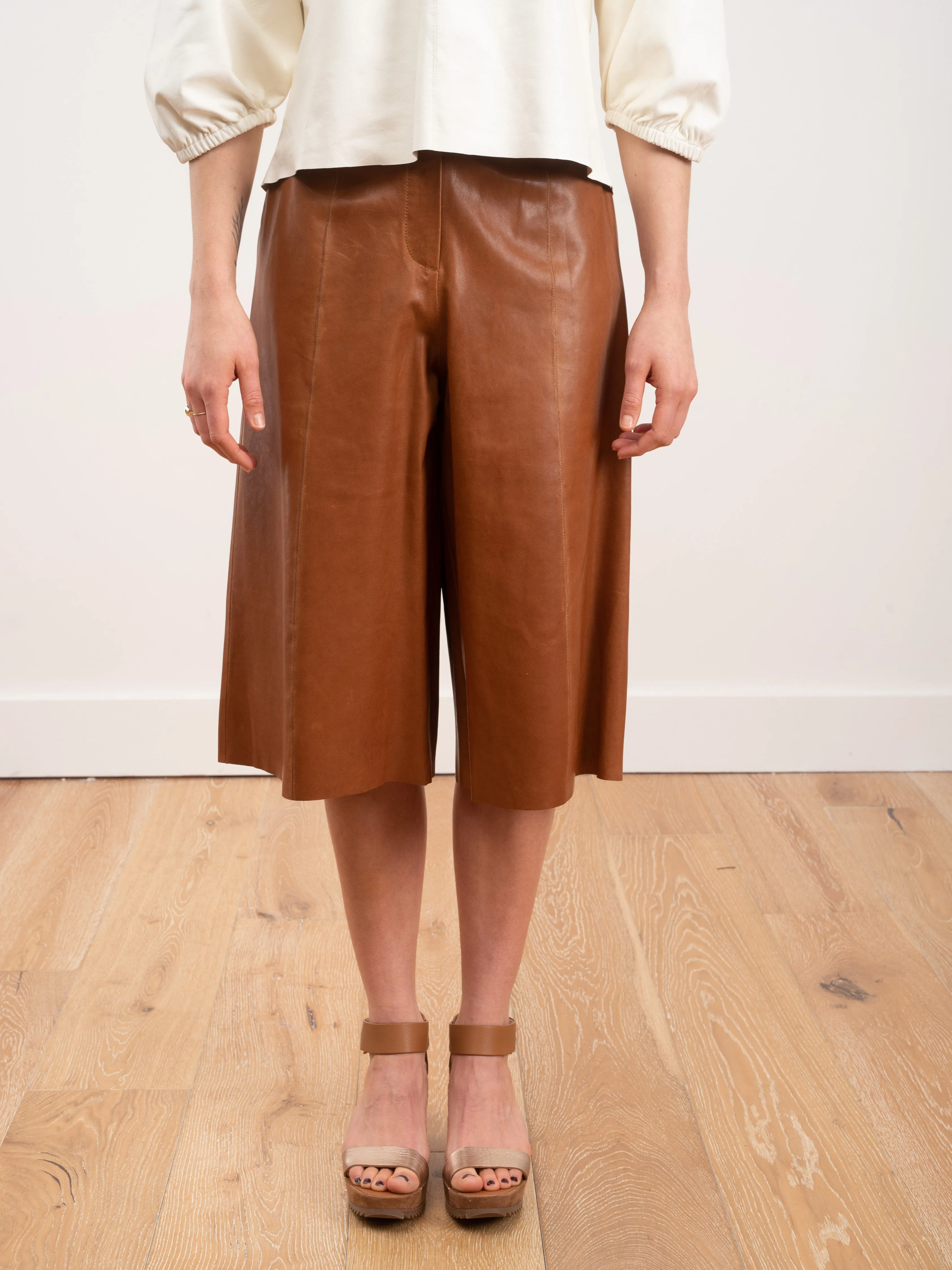 stoya bermuda shorts - pecan